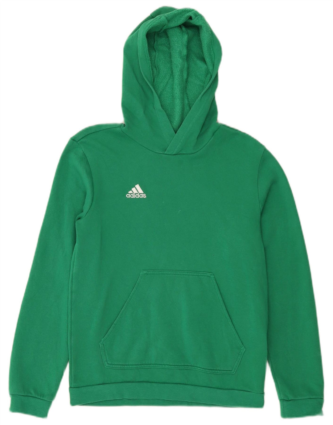 ADIDAS Kapuzenpullover für Jungen, 11–12 Jahre, grüne Baumwolle