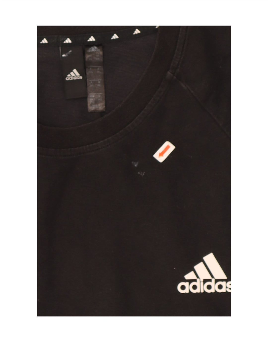 Adidas Herren T-Shirt Top 2XL Schwarz Baumwolle