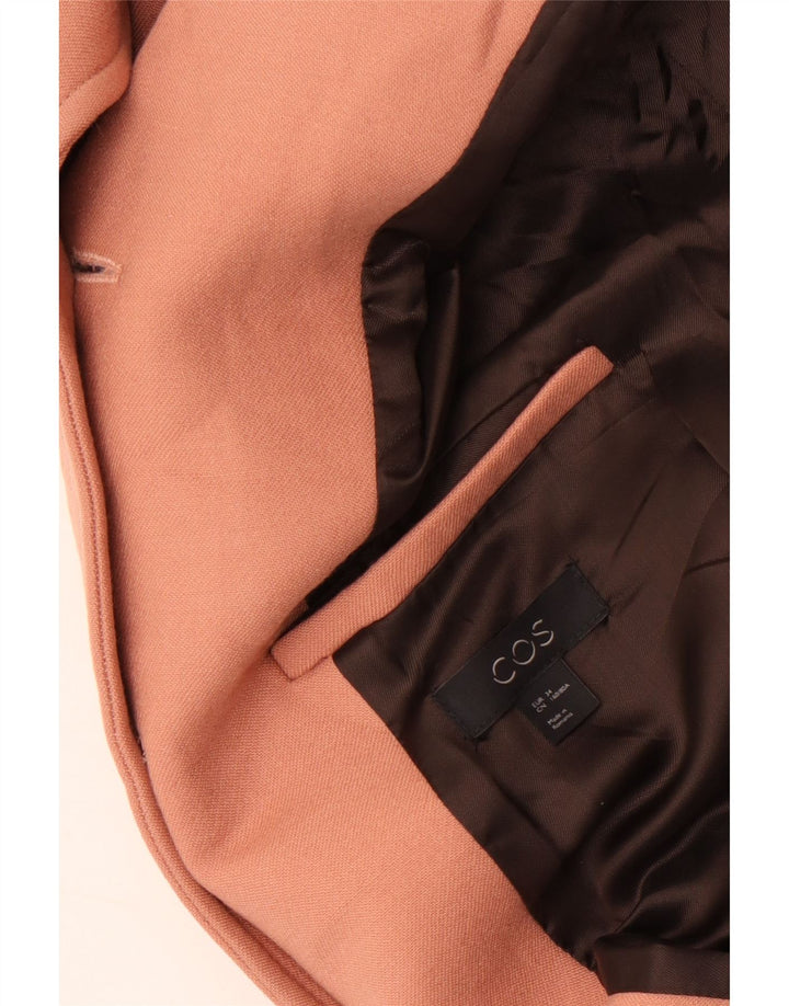 Cos Damenmantel EU 34 XS Rosa Wolle