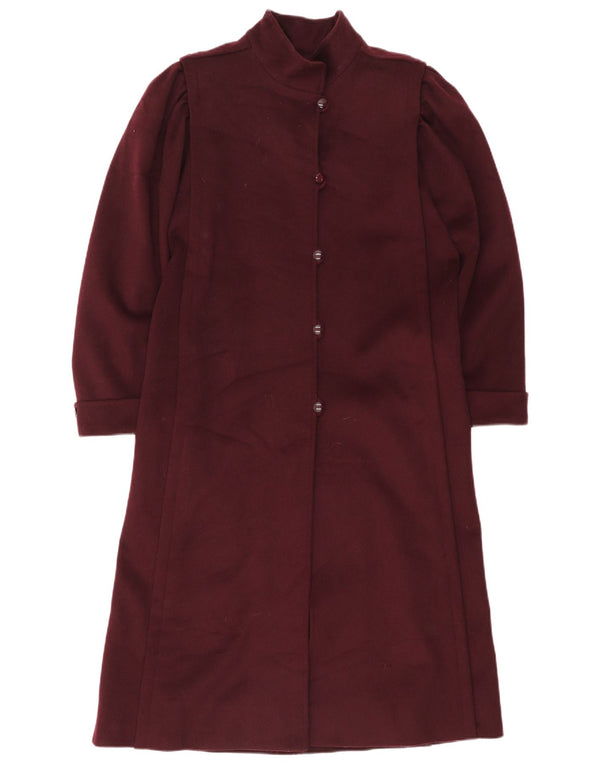 Ungaro Damen Mantel UK 12 Medium Burgund