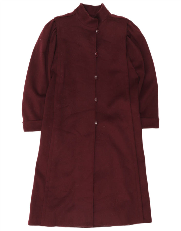 Ungaro Damen Mantel UK 12 Medium Burgund