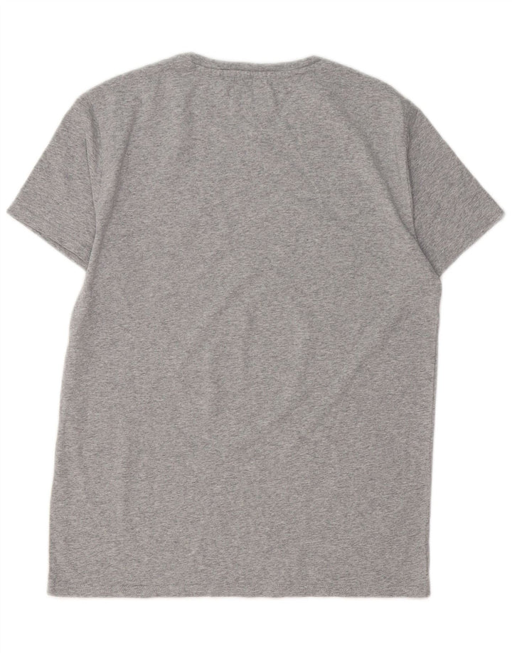 TOMMY HILFIGER Herren Regular Fit T-Shirt Top Small Grau Baumwolle