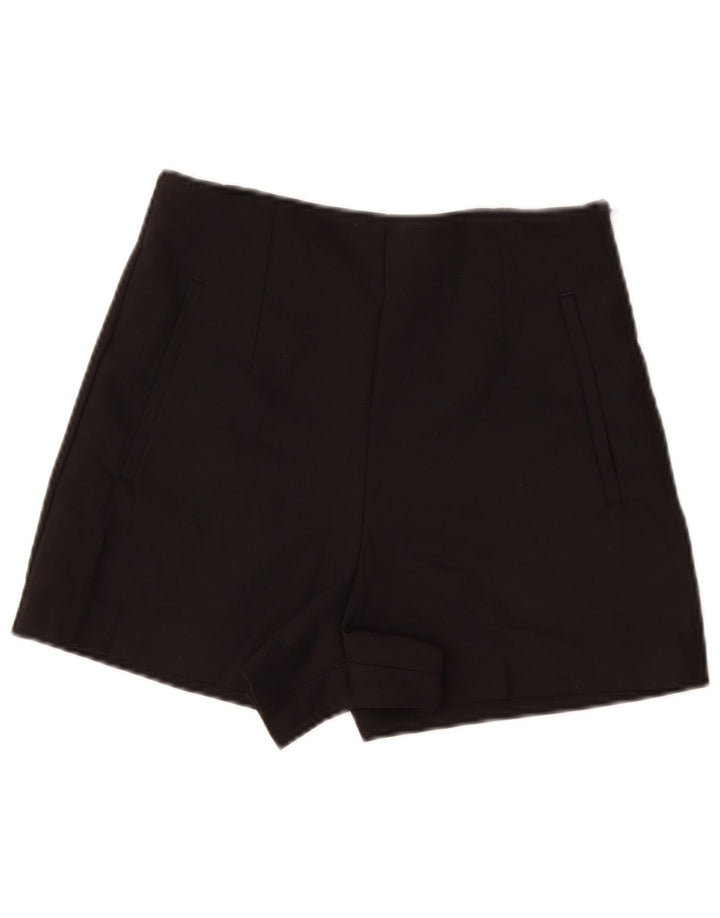 Zara Damen Hotpants Small W26 Schwarz