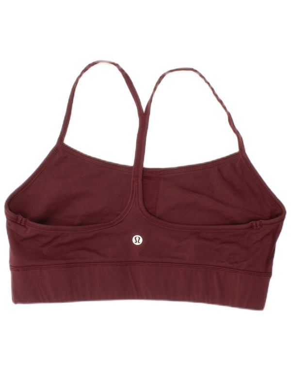 Lululemon Damen Sport-BH-Oberteil, groß, Burgunderrot, Sport