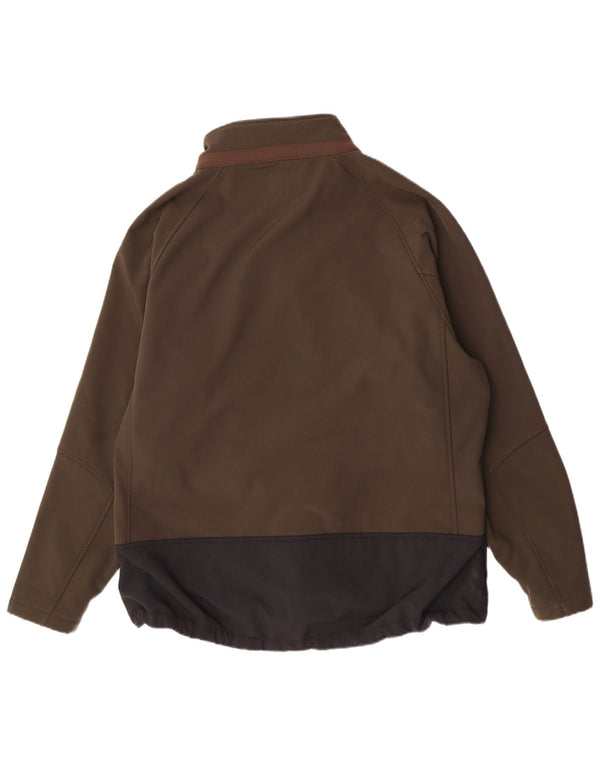 Dickies Herren-Windbreaker-Jacke, UK 46 3XL, Khaki, Colourblock-Polyester