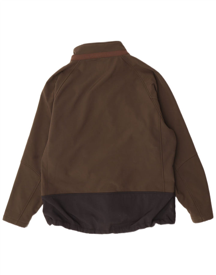 Dickies Herren-Windbreaker-Jacke, UK 46 3XL, Khaki, Colourblock-Polyester