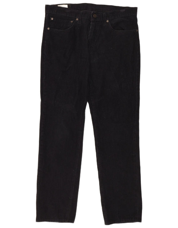 Levi's Herren 511 Slim Fit Cordhose W34 L32 Schwarz Baumwolle