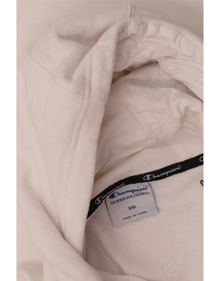 Champion Herren Kapuzenpullover 2XL weiße Baumwolle