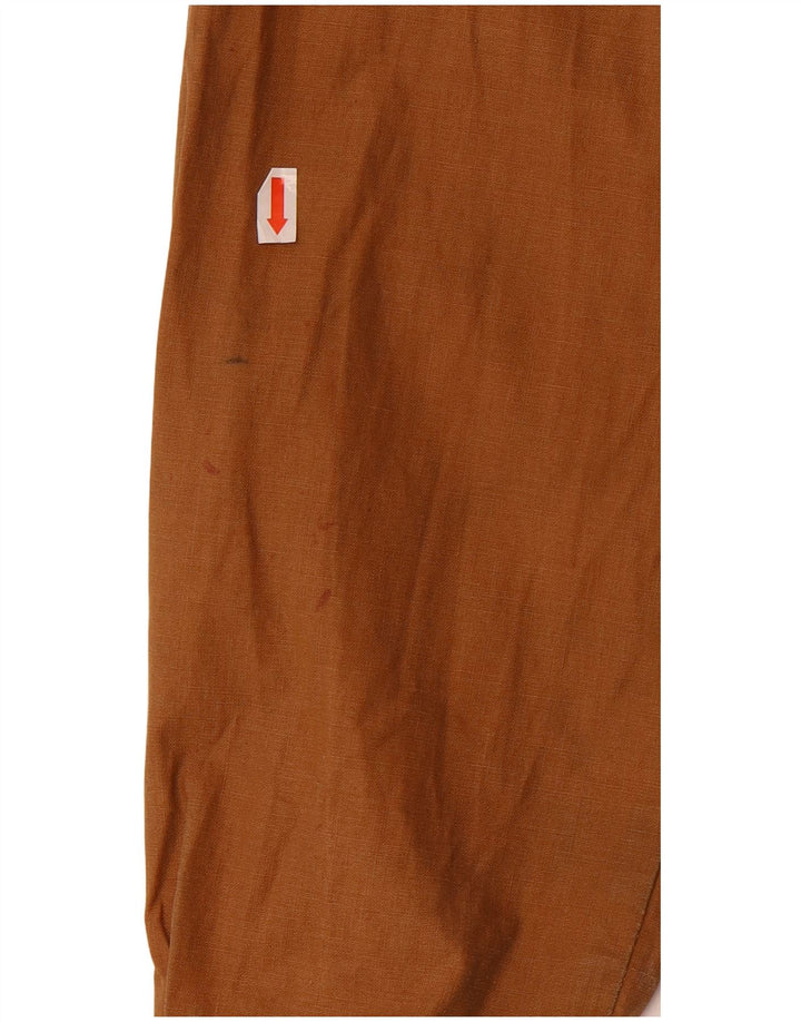 Vintage Damen Bomberjacke IT 44 Mittelbraun