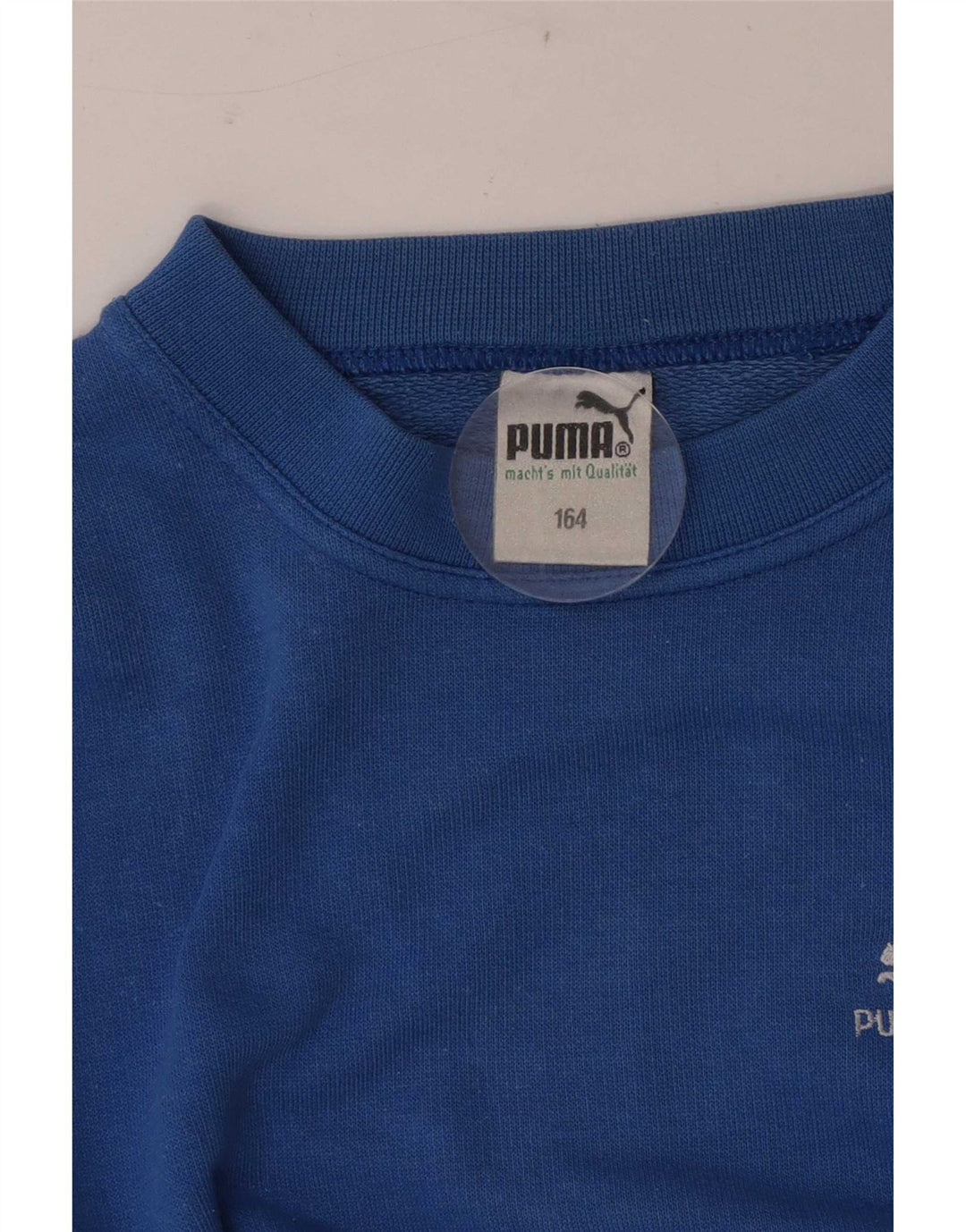 Puma Jungen Sweatshirt Pullover 13–14 Jahre, blaue Baumwolle