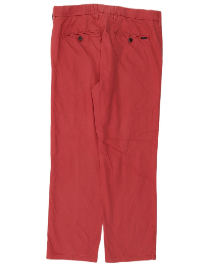 Marks & Spencer Herren-Anzughose, gerade, normal, W32, L28, Rosa, Baumwolle