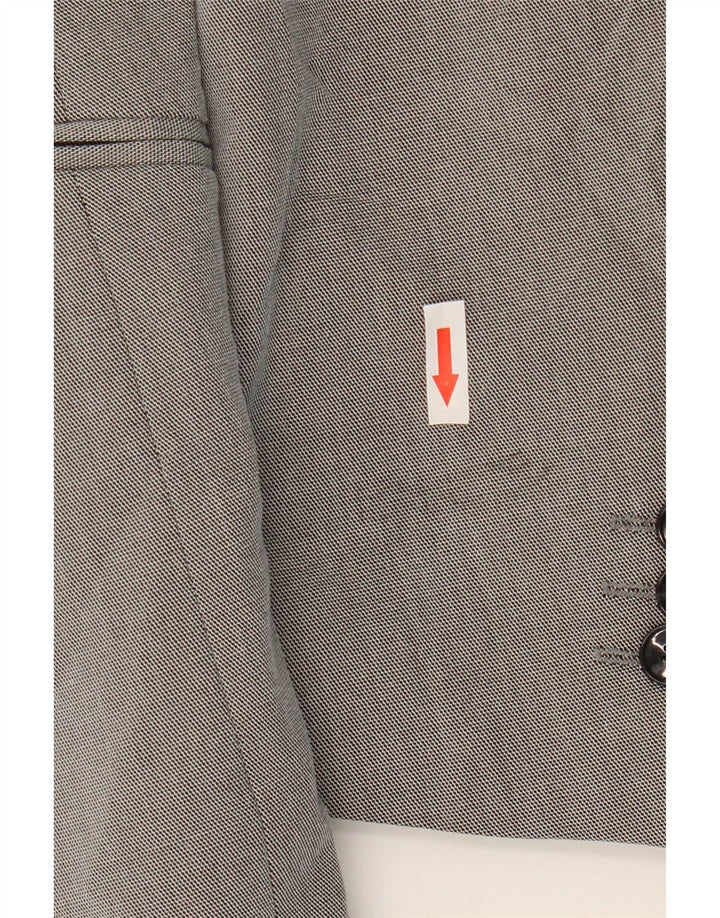 Zara Herren-Blazer mit 1 Knopf, EU 50, Mittelgrau