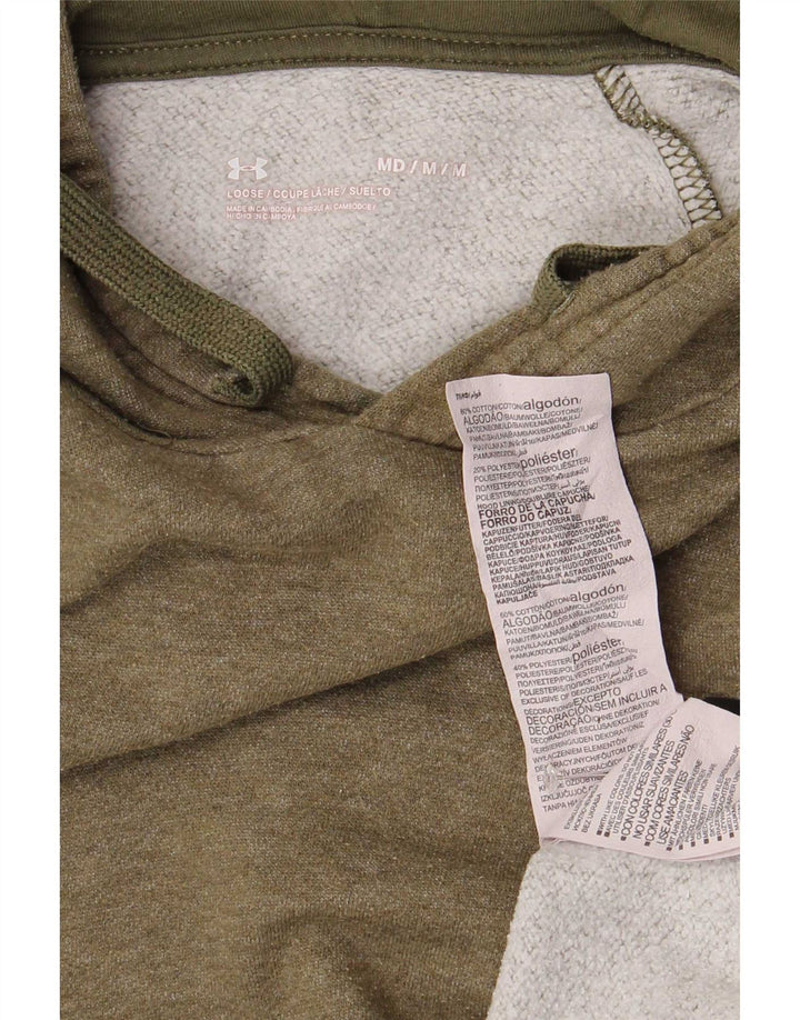 Under Armour Herren-Kapuzenpullover aus mittlerer Khaki-Baumwolle