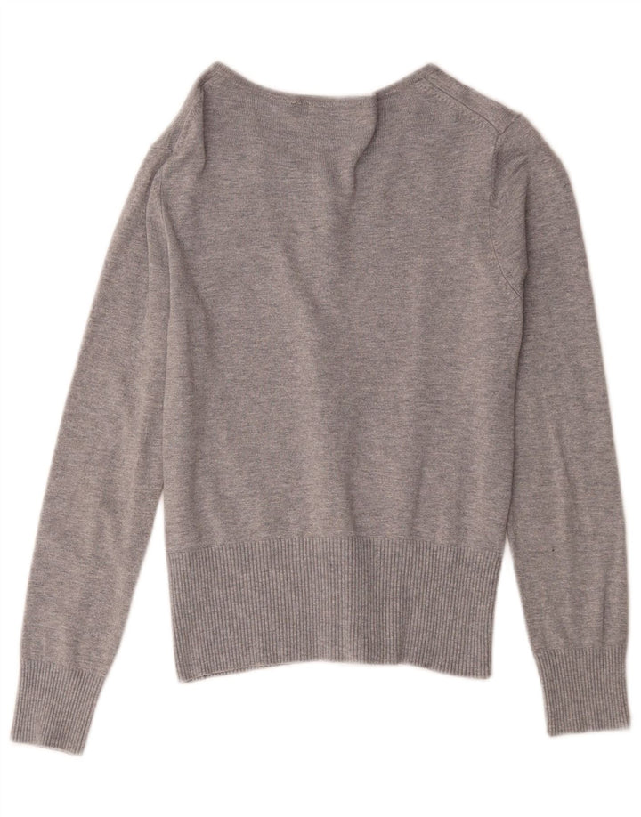 Marks & Spencer Damen-Cardigan-Pullover UK 10 Small Graue Viskose