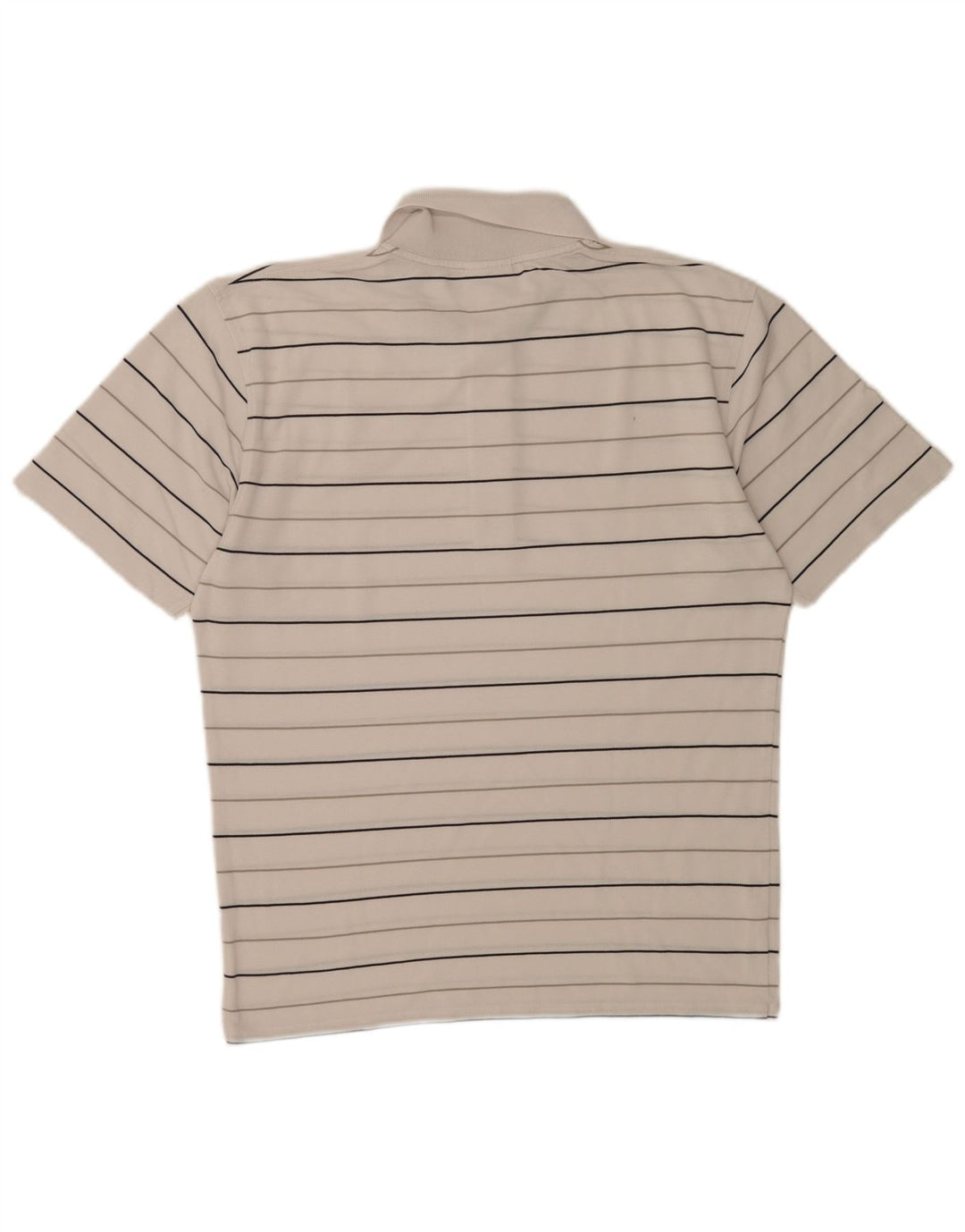 Lacoste Herren-Poloshirt, Größe 4, mittelweiß gestreift