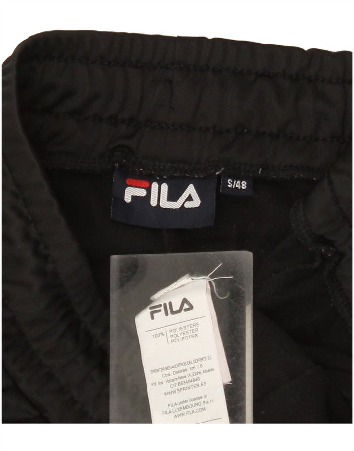 FILA Herren-Trainingshose, Jogginghose, Größe S, Schwarz, Polyester