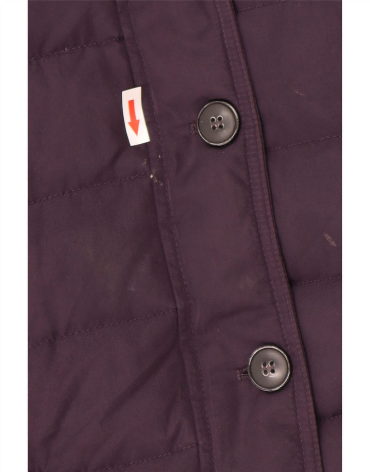 Crew Clothing Wattierte Damenjacke mit Kapuze, UK 10, Größe S, Lila, Polyester