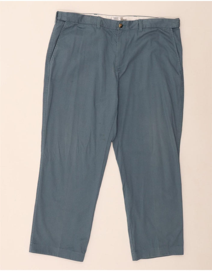 Marks & Spencer Herren-Chinohose mit normaler Passform, W42, L29, Blau, Baumwolle