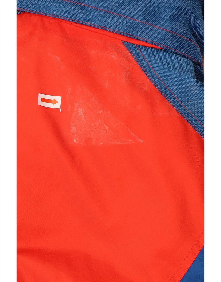 Dubin Herren-Skijacke mit lockerer Passform, Größe 46, klein, rotes Farbblock-Polyester