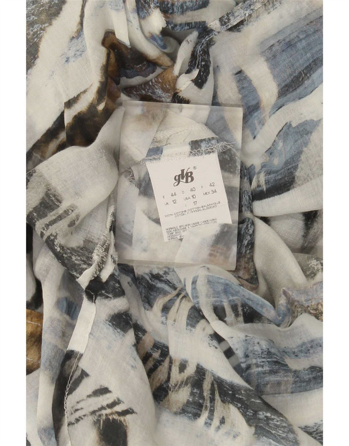 Perte by Krizia Damenhemd UK 12 Medium Mehrfarbig gestreift