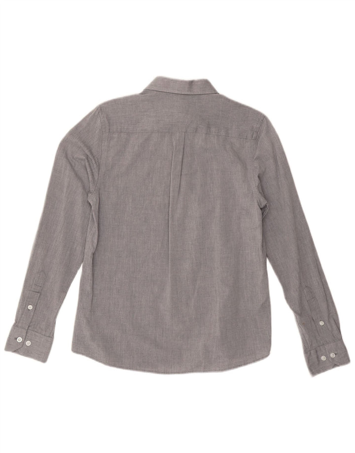 HARMONT & BLAINE Herren-Slim-Fit-Hemd, Größe S, Grau, Baumwolle