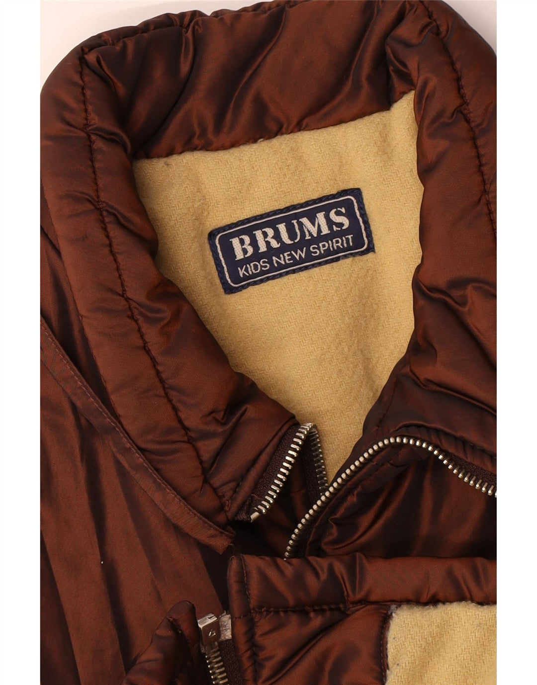 Brums Damen Wattierte Jacke IT 42 Mittelbraunes Polyamid
