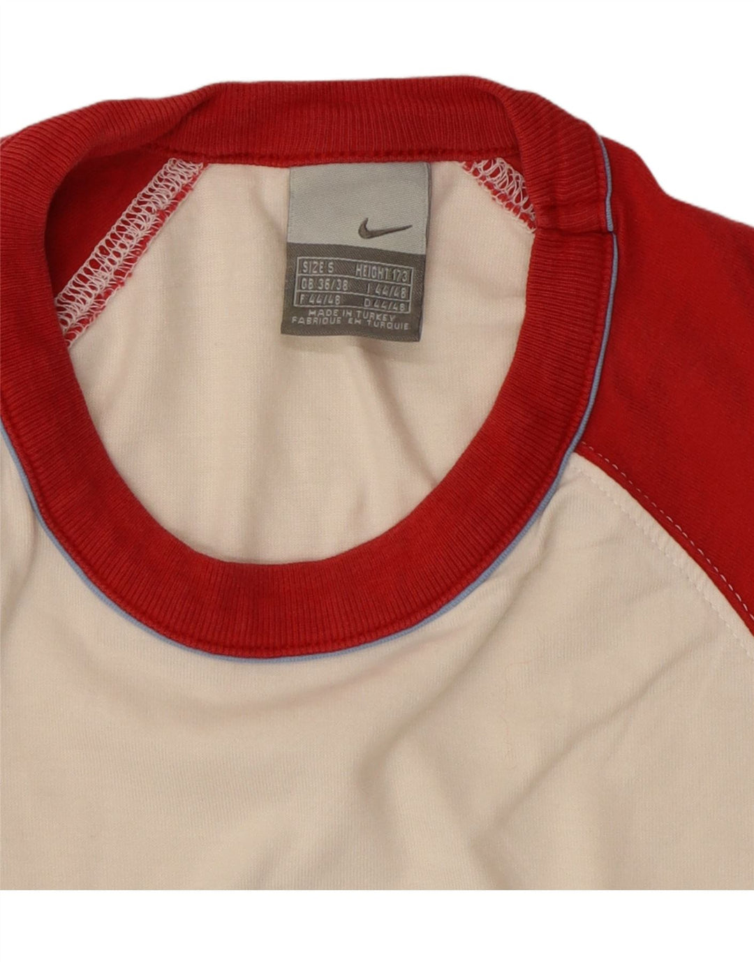 NIKE Herren-T-Shirt mit Grafik, UK, Größe 36/38, Größe S, Weiß, Farbblock