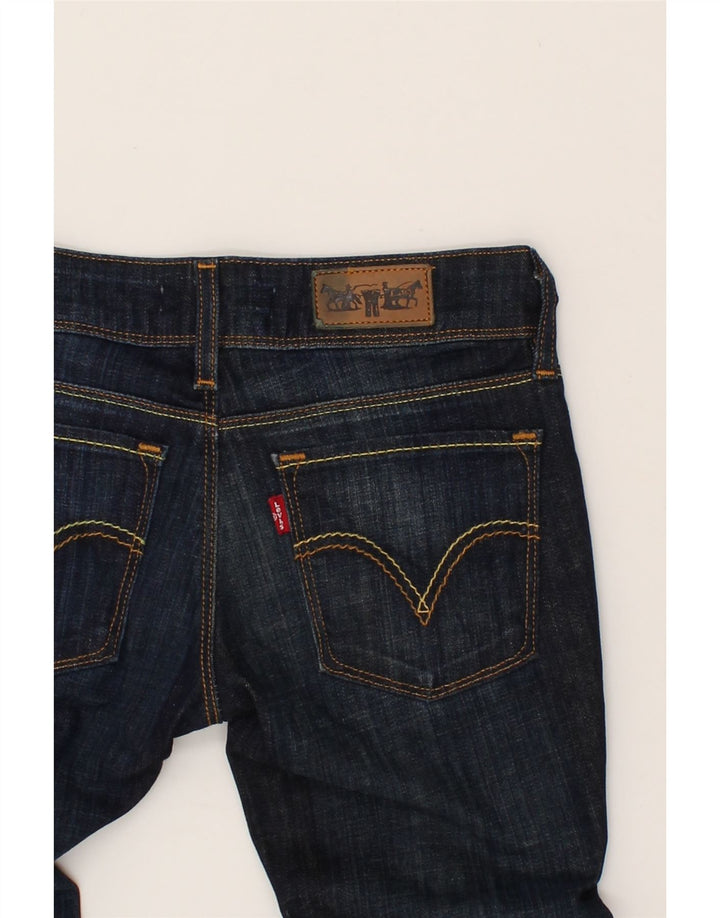 LEVI'S Womens 571 Slim Jeans W26 L31 Navy Blue Vintage Levi's and Second-Hand Levi's from Messina Hembry 