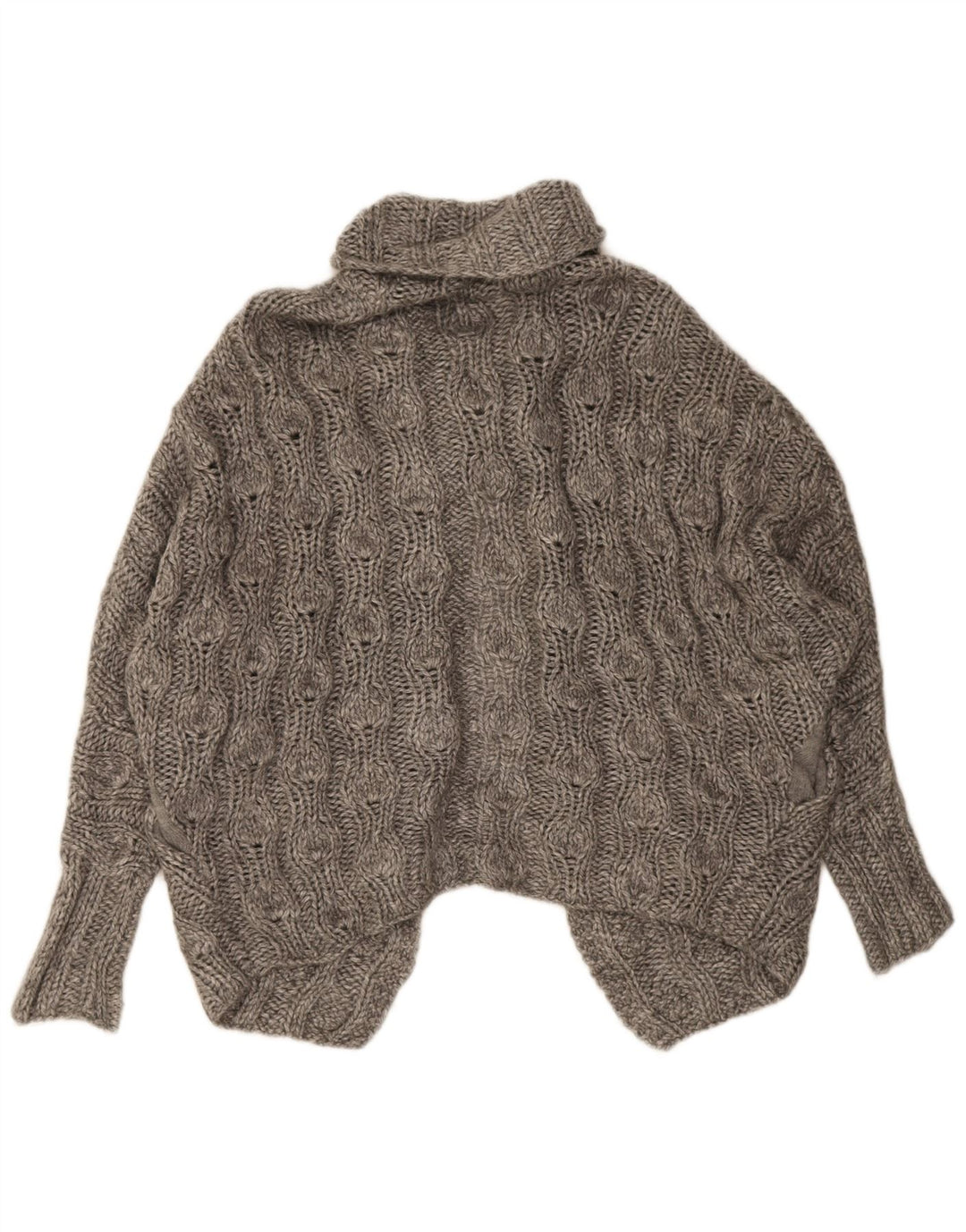 Ted Baker Damen-Strickjacke in Übergröße, Größe 1, XS, graues Acryl