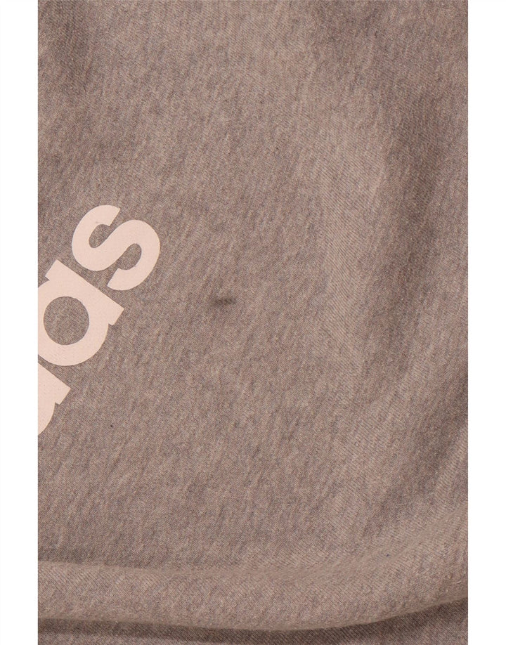 ADIDAS Herren Grafik-Sweatshirt-Pullover, große graue Baumwolle