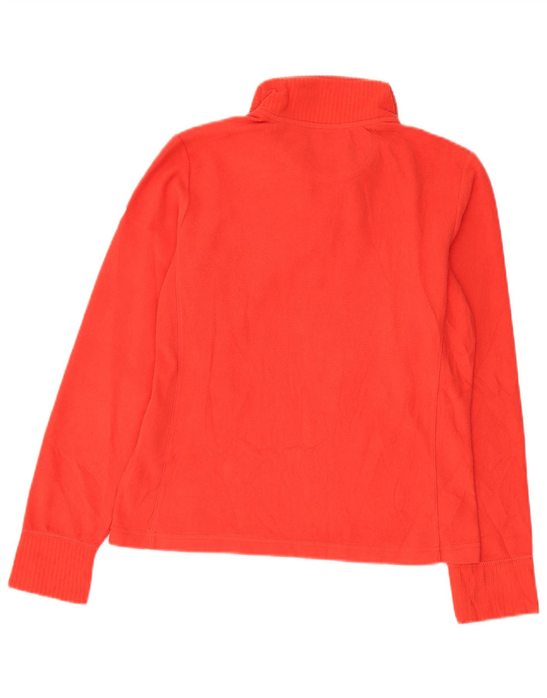 Champion Damen Easy Fit Fleece-Pullover mit Reißverschluss, UK 14, Mittelrot, Polyester