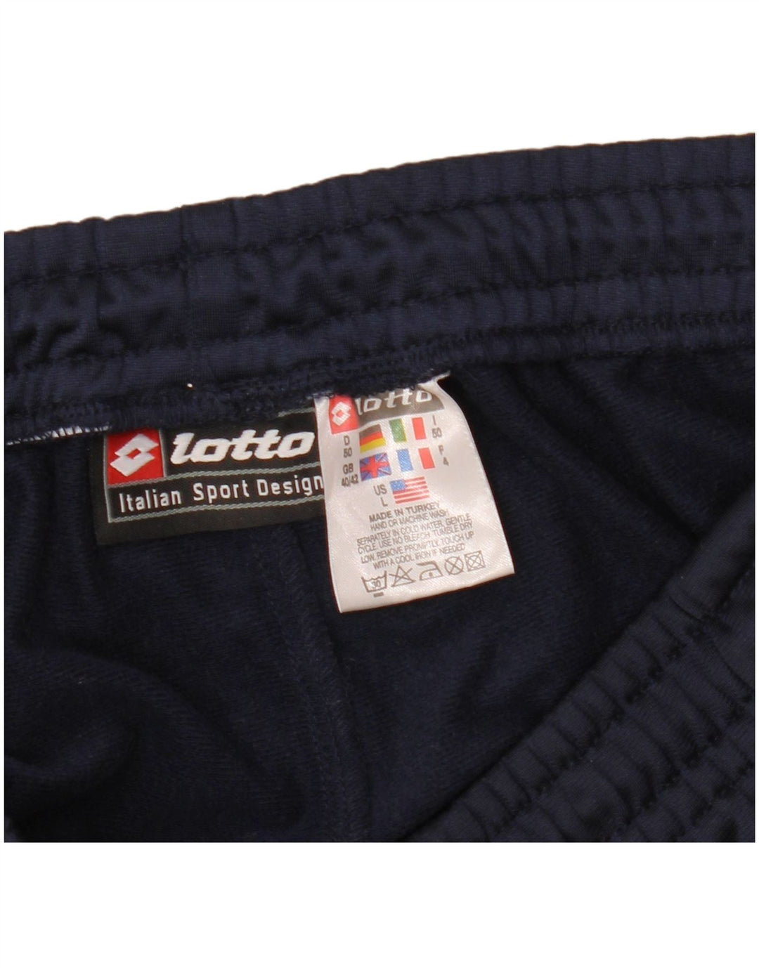 Lotto Herren-Trainingshose, UK 42/44, Größe L, Marineblau, Polyester