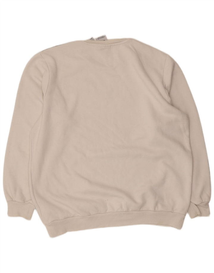 Adidas Herren Sweatshirt Pullover XL Weiße Baumwolle