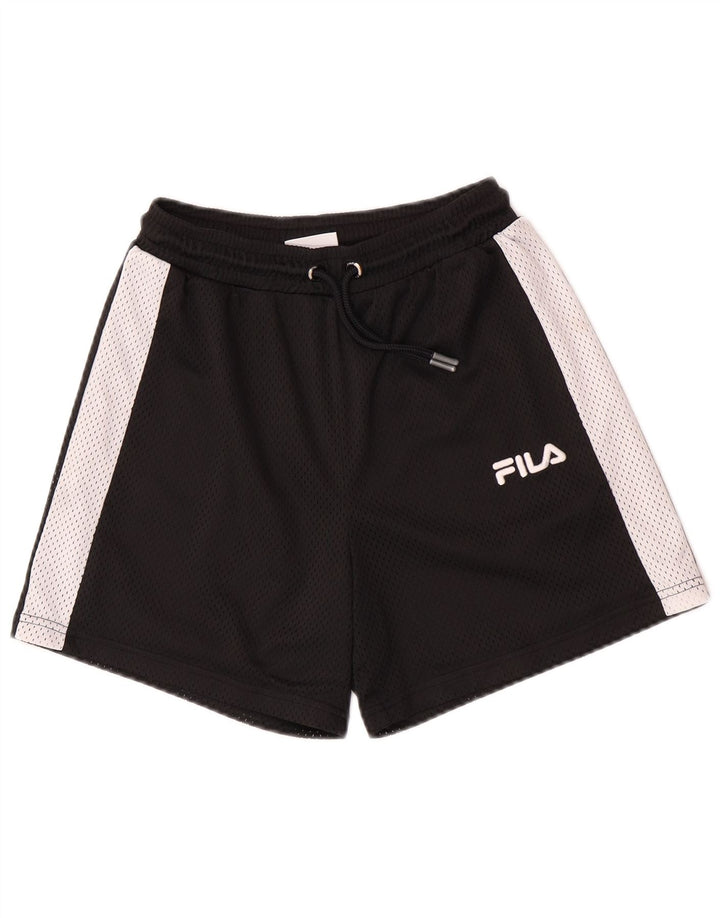 Fila Damen Sportshorts UK 2 2XS Schwarz Polyester