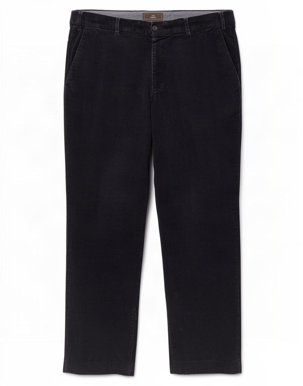 Marks & Spencer Damen Cordhose in normaler Passform, W38 L31, Marineblau