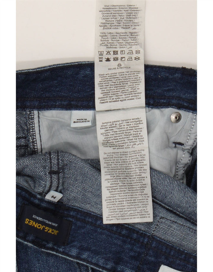Jack & Jones Herren-Jeansshorts mit normaler Passform, Größe M, W32, Blau, Baumwolle