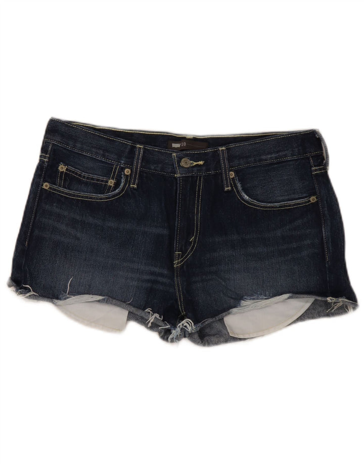 Levi's Damen Jeansshorts US 10 Large W34 Marineblaue Baumwolle