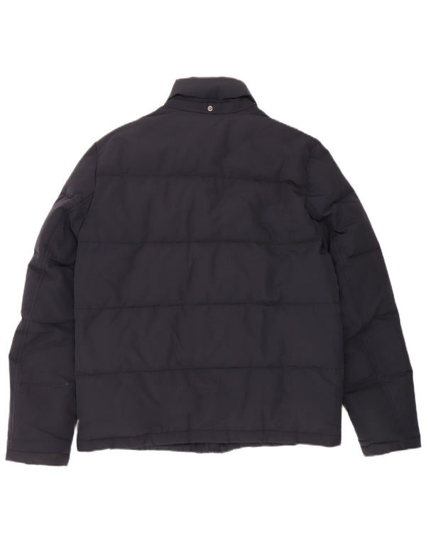 Tommy Hilfiger Herren Wattierte Jacke UK 38 Medium Marineblau Polyester