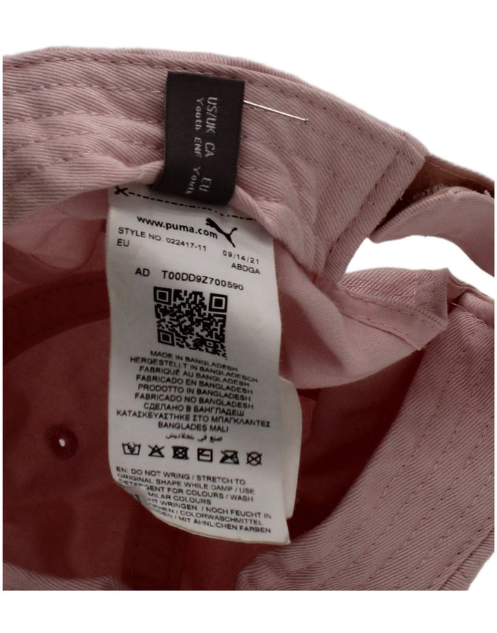 Puma Baseballkappe mit Grafik für Mädchen, Einheitsgröße, Rosa, Baumwolle