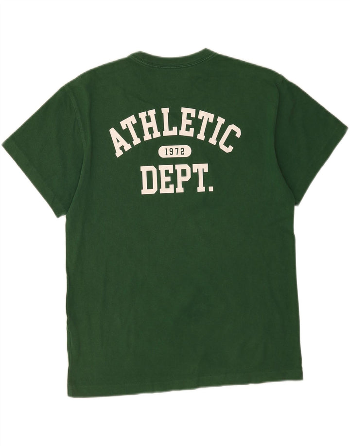 Nike Herren-T-Shirt mit Grafik, mittelgrüne Baumwolle