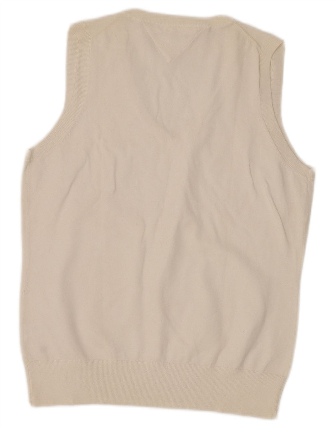 Tommy Hilfiger Damen Weste Tank Top UK 14 Large Weiß