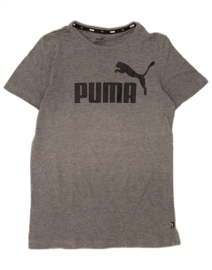 Puma Jungen Graphic T-Shirt Top 13-14 Jahre Grau