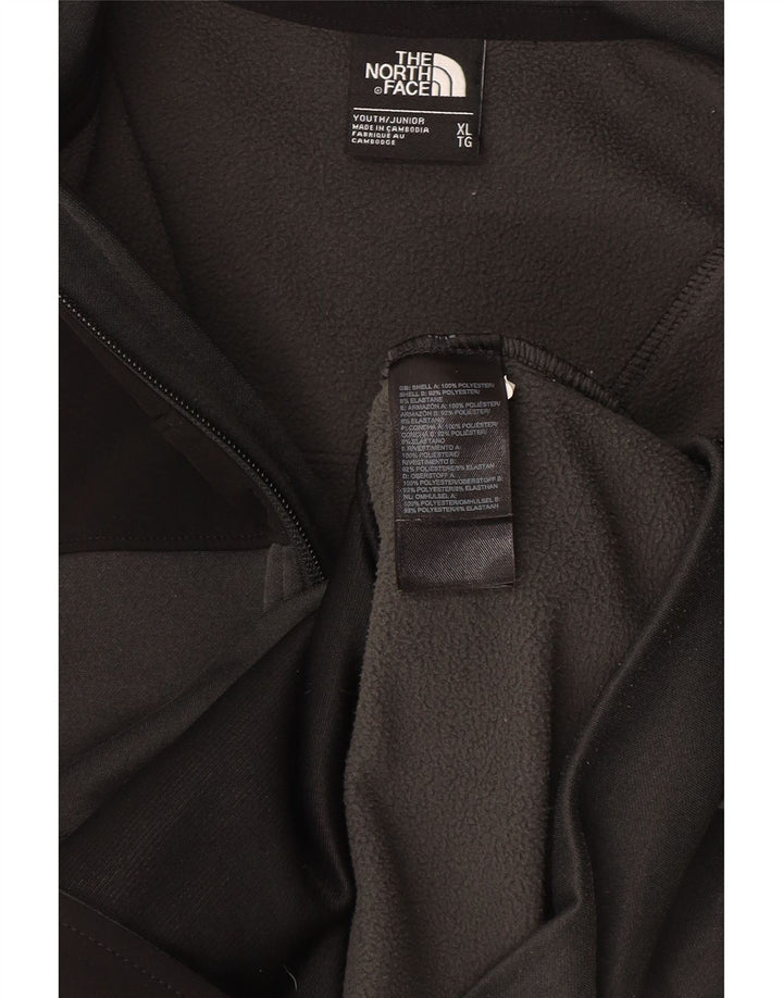 The North Face Mädchen-Kapuzenpullover mit Reißverschluss, 14–15 Jahre, XL, grau, Polyester