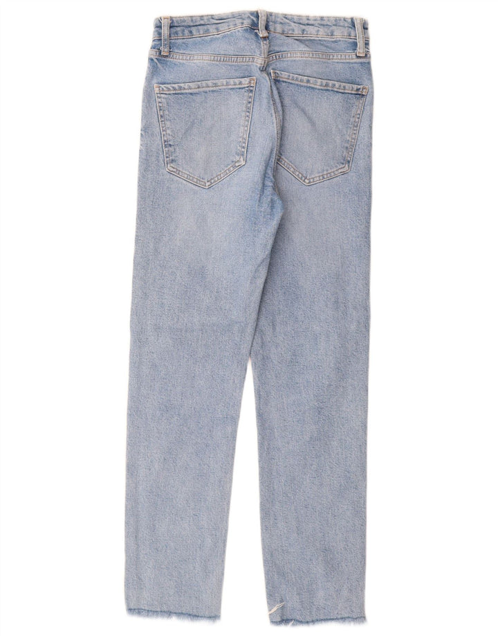Zara Damen Slim Jeans EU 34 2XS W24 L26 Blau