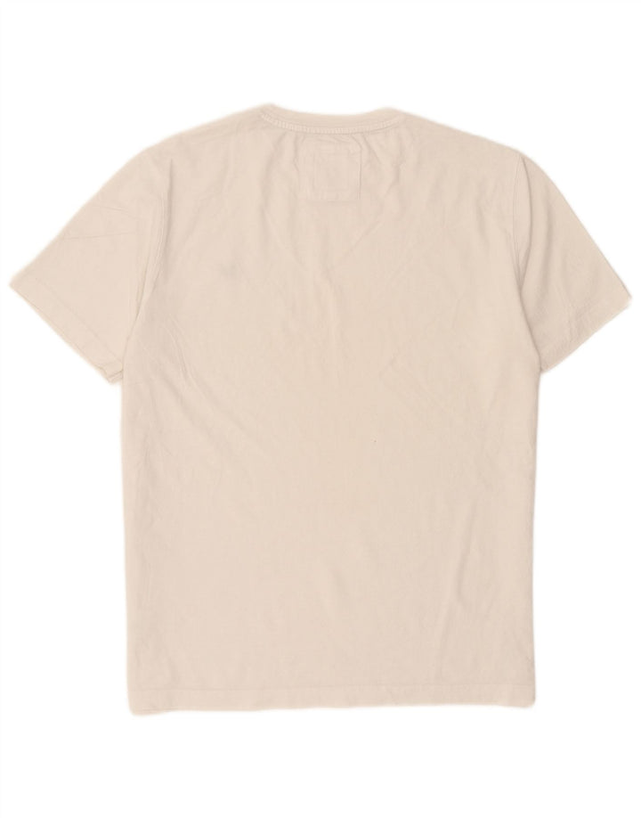 Crew Clothing Herren T-Shirt Top Large Weiß Baumwolle