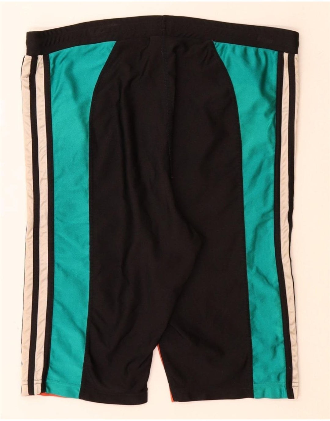 ADIDAS Herren-Sportshorts, groß, schwarzes Colourblock-Polyamid