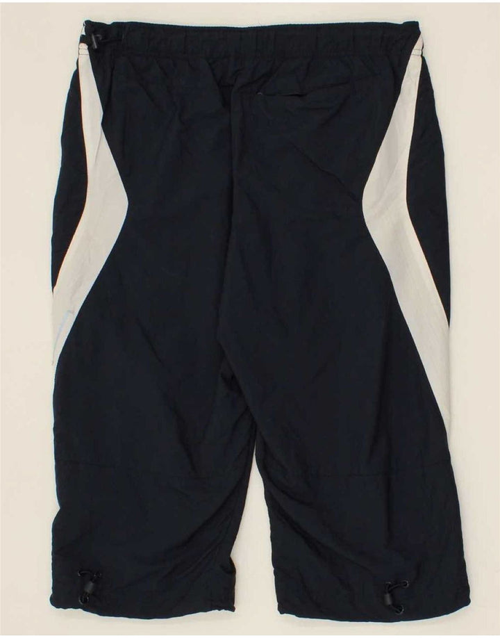 NIKE Womens Sport Shorts UK 8/10 Small Navy Blue Polyester Vintage Nike and Second-Hand Nike from Messina Hembry 