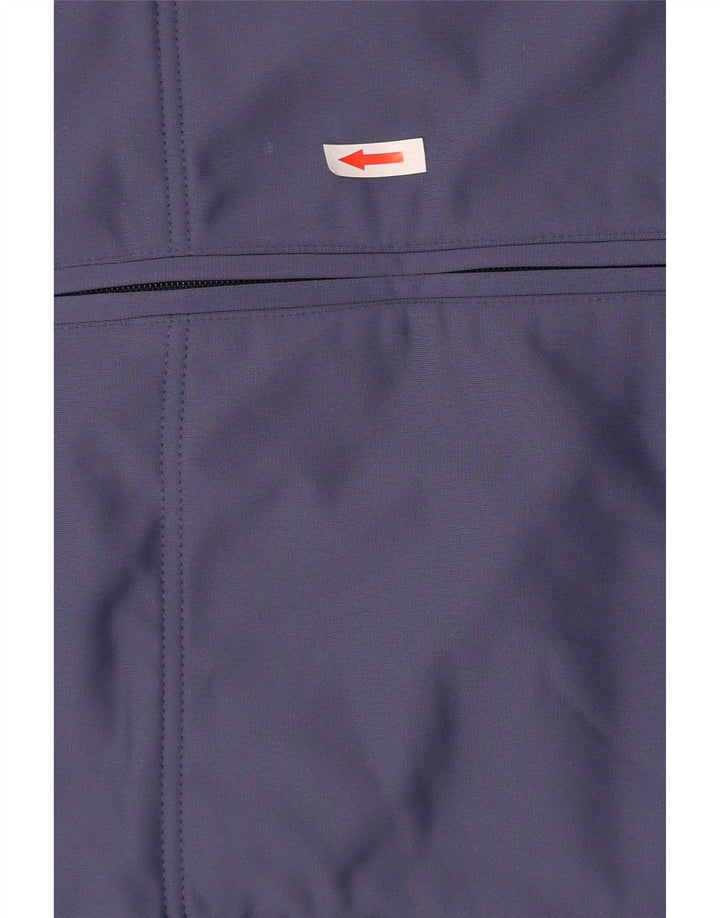 Champion Herren-Trainingsanzug-Top-Jacke, großes marineblaues Farbblock-Polyester