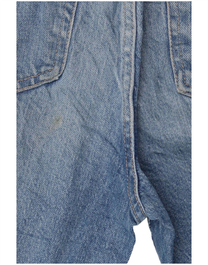 Zara Damen Straight Jeans EU 40 Medium W30 L31 Blau