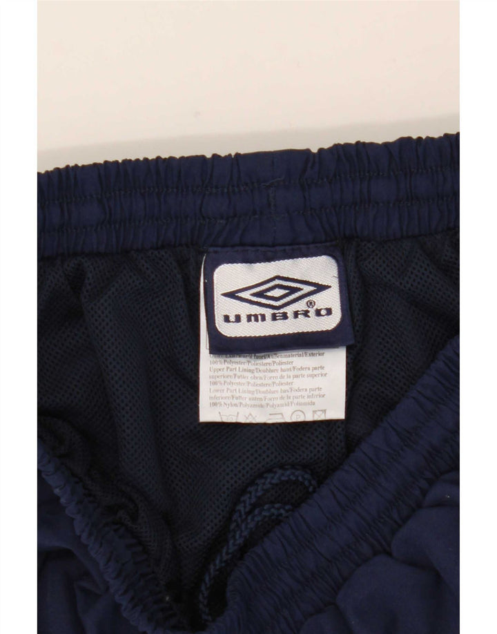 Umbro Herren-Trainingshose, Jogginghose, mittelmarineblaues Nylon